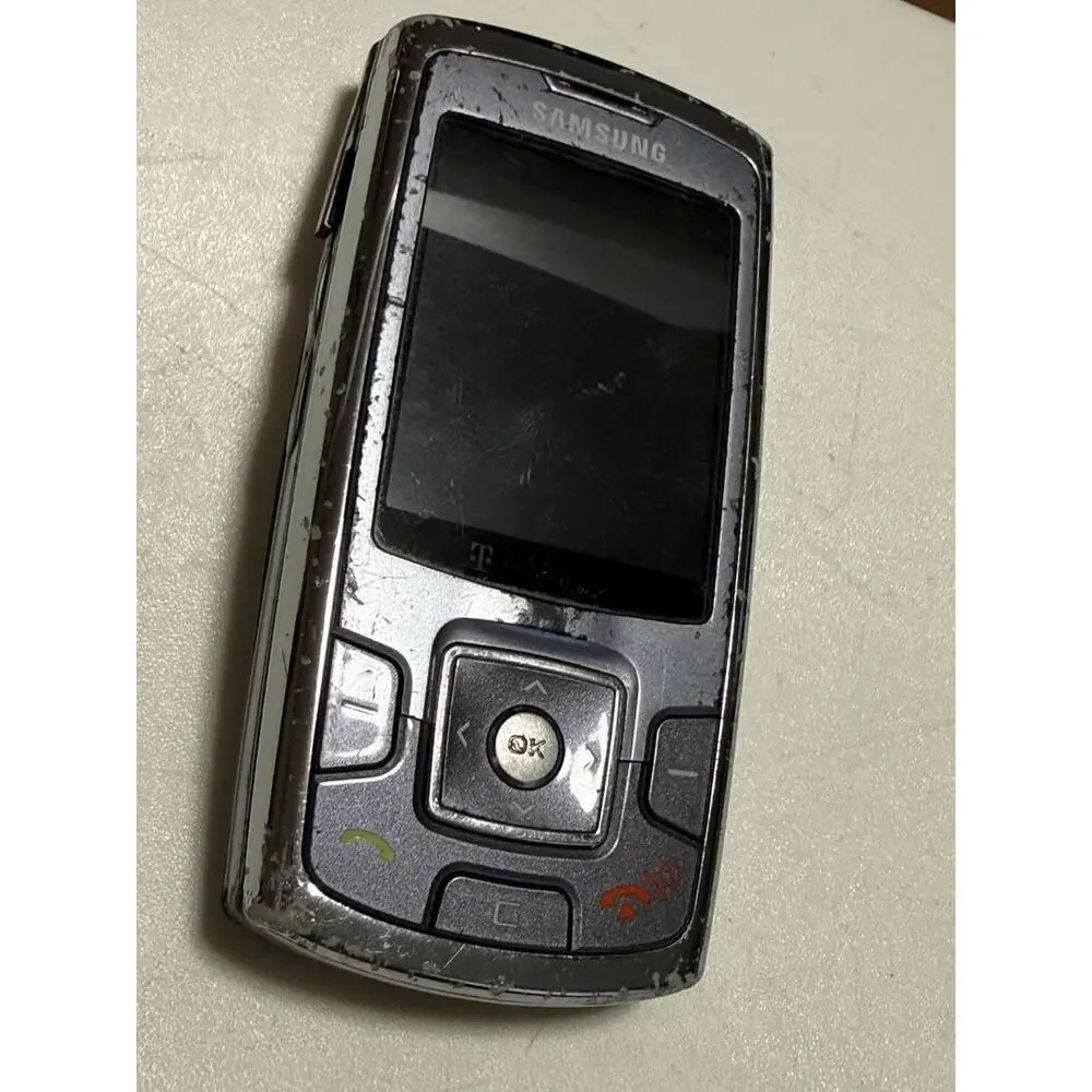 Samsung Katalyst SGH-T739 - Blue and Silver ( T-Mobile ) Rare ( Untested)